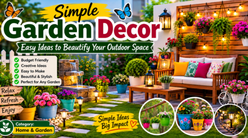 Simple garden decor