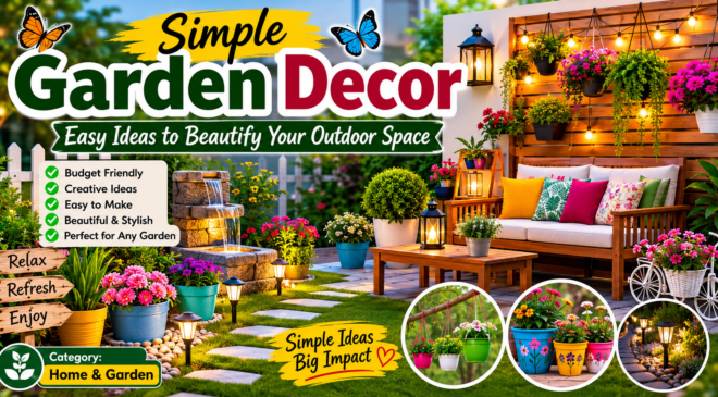 Simple garden decor