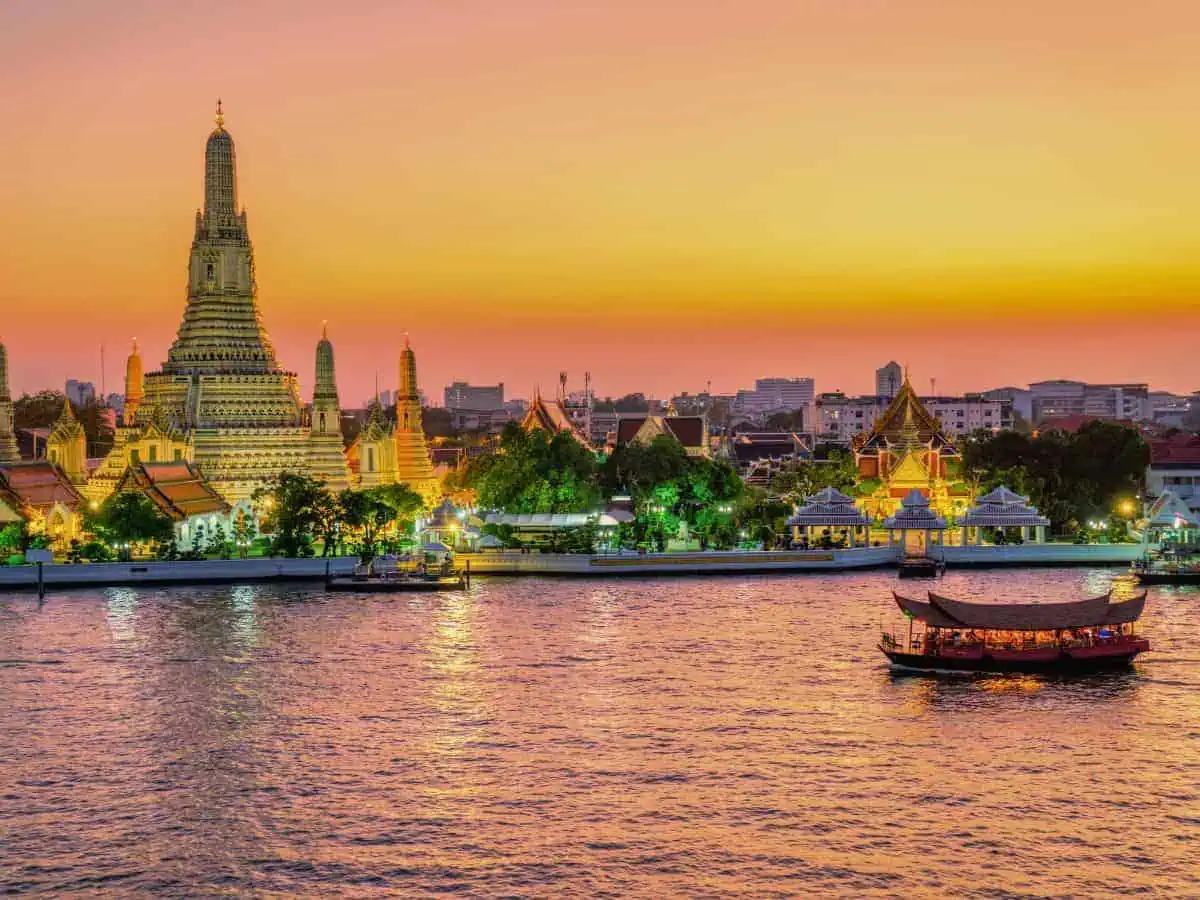 Main cities in Thailand